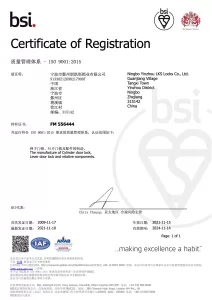 BSI factory management certificate