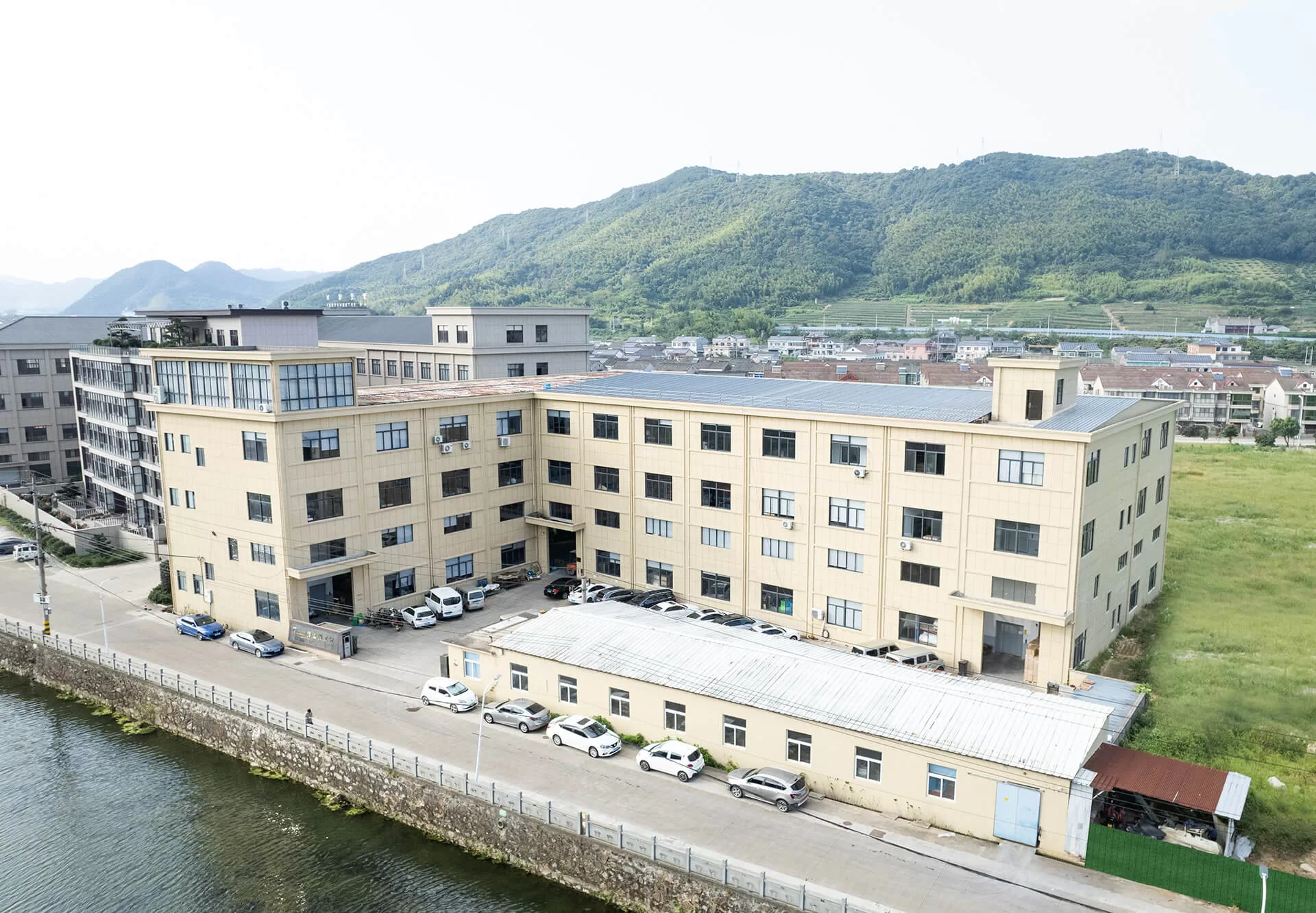 Aerial view of Ningbo JINTA Industry Co., Ltd factory